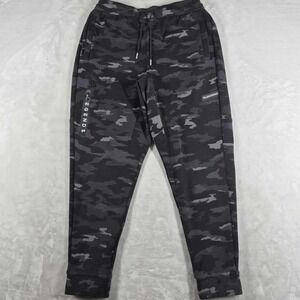Legends Hawthorne Tech Joggers Sweatpants Men's Large Black Gray Camo Pants